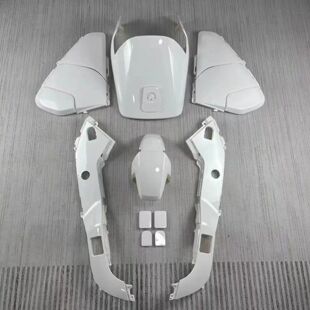 适用九号电动车Fzmix外壳全套加宽脚踏板可定制颜色烤漆车壳fz爆