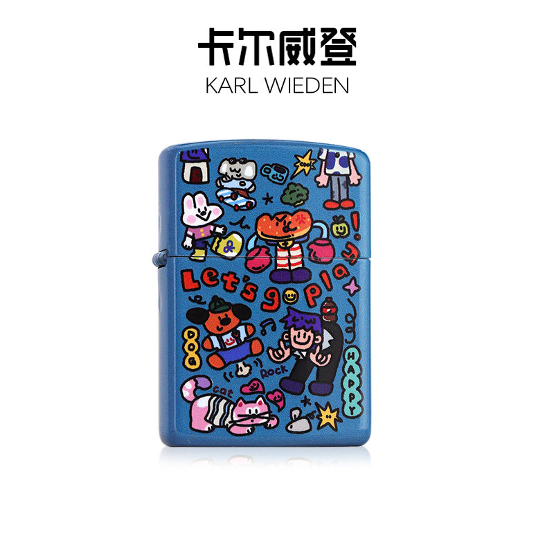KW卡尔威登打火机高颜值女生送男友生日礼物男生可爱煤油防风男士