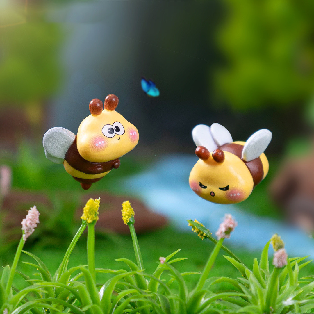 可爱小蜜蜂小摆件汽车中控装饰