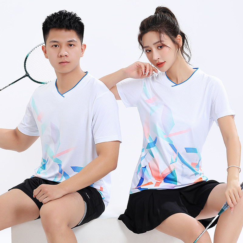 羽毛球服速干透气吸汗男女修身