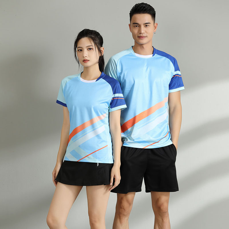 羽毛球服运动套装男女短袖