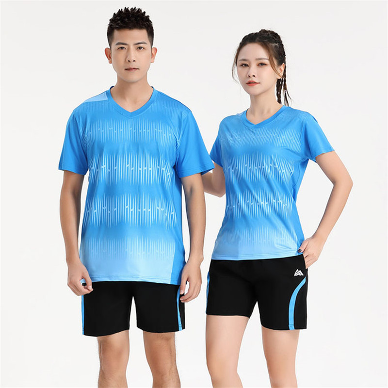 快干吸湿排汗羽毛球服套装