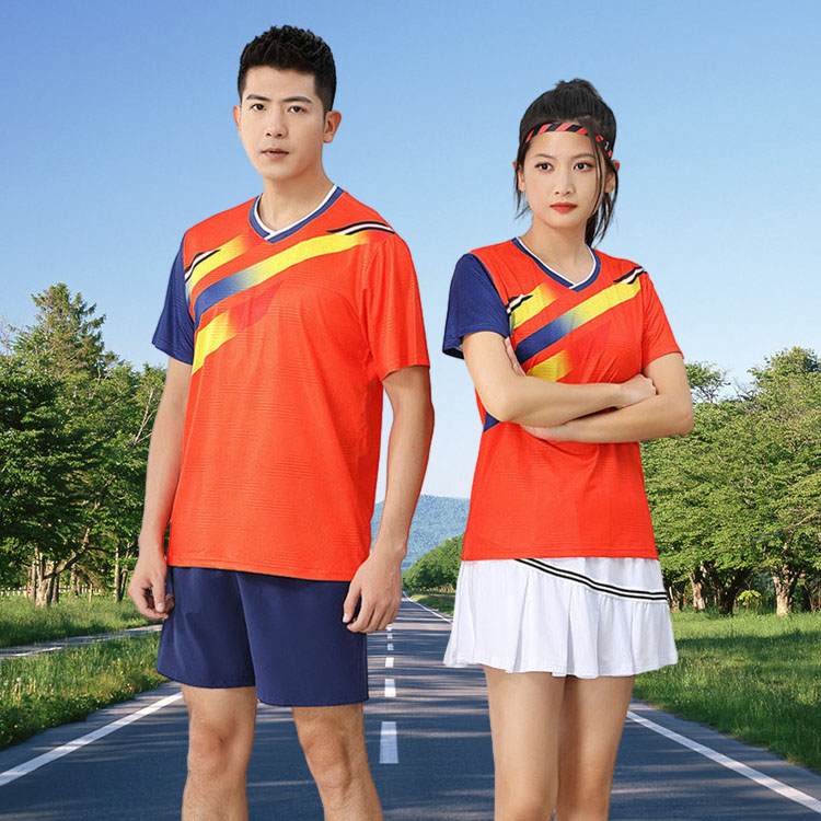 羽毛球服比赛训练透气排球男