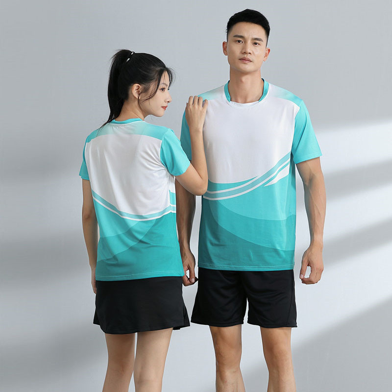 羽毛球服运动套装男女排球衣