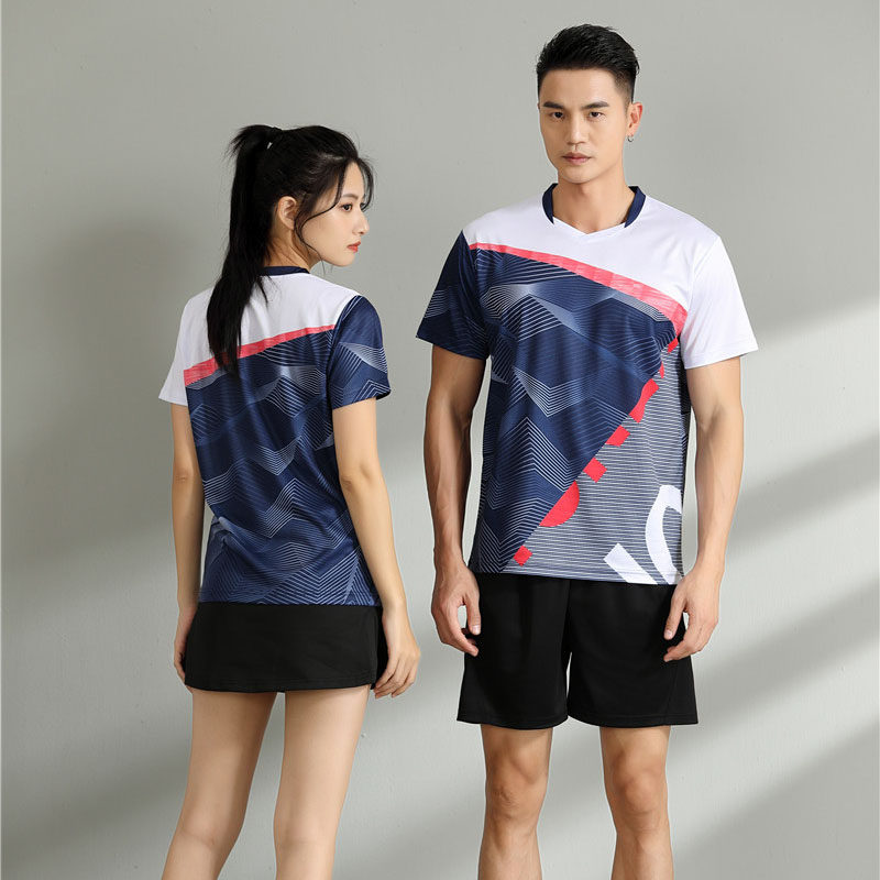 羽毛球服运动套装情侣男女排球衣