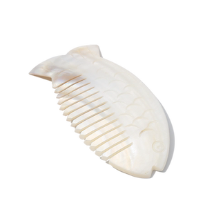 天然壳珍珠贝壳梳子创意刮痧板海螺贝壳工艺品海螺刮痧板