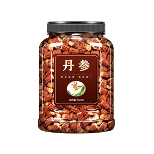 丹参中药材野生干货500g紫丹参片中药纯野生补心茶粉丹心保心泡水