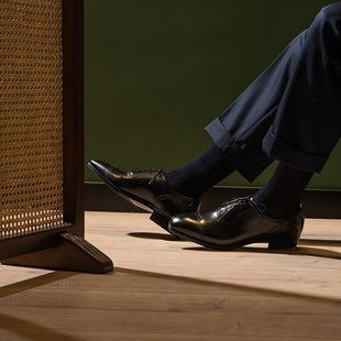 皮鞋 手工固特异正装 手缝沿条结构Oxford Tenth阿德莱德牛津鞋 Oct