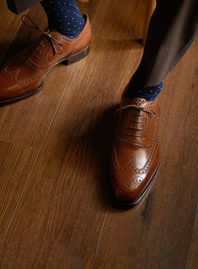 意大利Stefano Bemer手工皮鞋Oxford牛津休闲西装男鞋Roiluxe现货