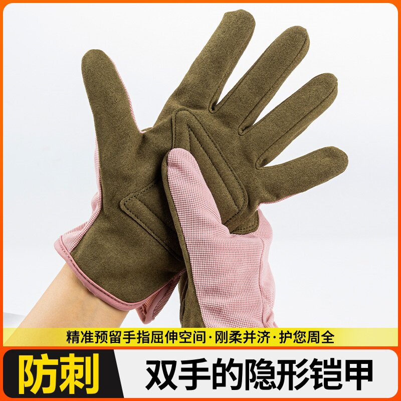 防种植花园种菜防刺专士用月季花种拔草水手套园艺花男手套女士艺