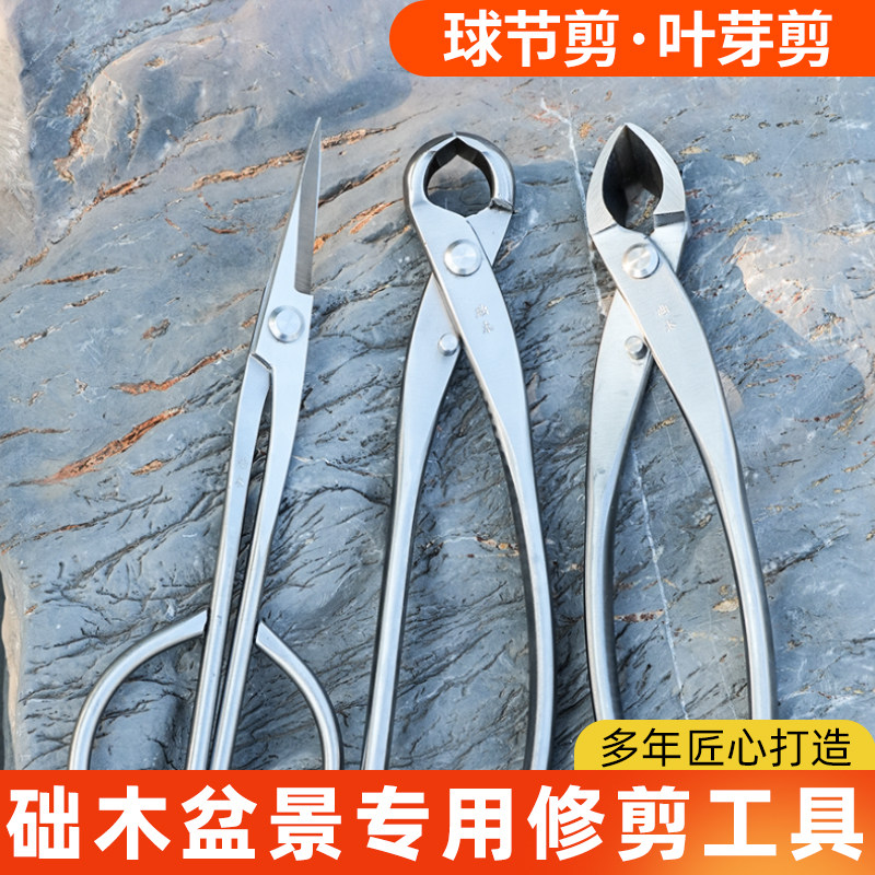 球节工具盆景叶芽剪钢专用础木球钳枝造型剪刀型专业制作剪不锈修图片