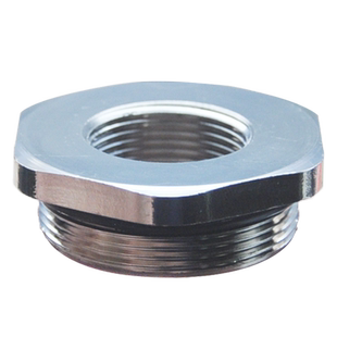 蓝江 M牙金属减缩径环IP68铜镀镍变径接头螺纹转换接头变径环补芯