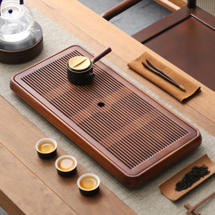 茶托盘家用小型沥水托盘茶海干泡茶台排水电木 茶盘家用2023新款