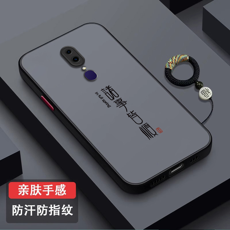 平安喜乐适用oppoA9手机壳A9x肤感微磨砂0PP0保护套镜头全包opp0a9x防摔男女0pp0创意个性0ppoa9挂绳外壳潮牌
