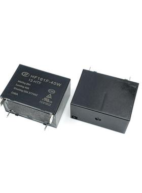 原装宏发功率继电器HF161F-40W/12-HTF一组常开43A4脚正品现货