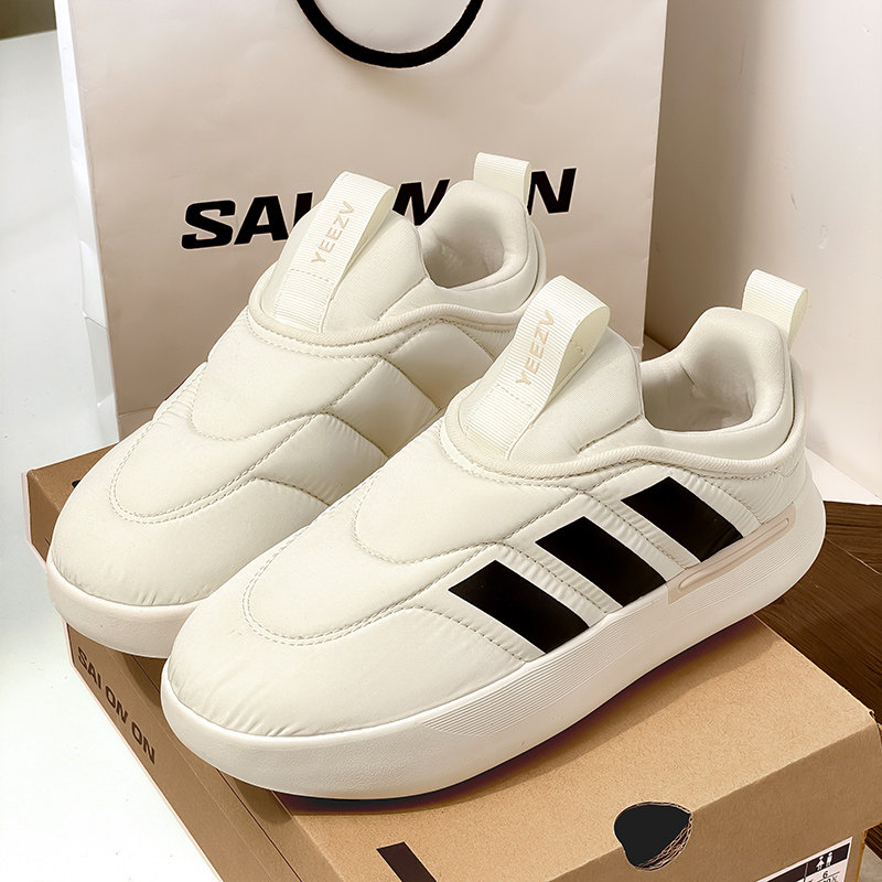 面包鞋防滑防水一脚蹬男女款保暖棉鞋冬季休闲运动情侣防寒雪地靴,流行男鞋,时尚雪地靴,淘宝优惠券,粉丝福利购,淘宝优惠卷