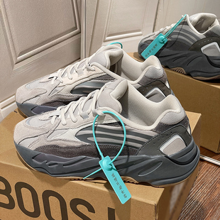 男女款 子潮鞋 莆田官厚底秋季 运动鞋 新款 广椰子700v2火山灰老爹鞋