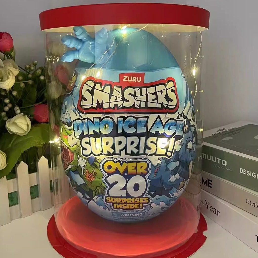 zuru恐龙惊喜蛋蓝色爆裂小子冰河世纪霸王龙盲盒公仔手办玩具摆件