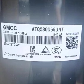 ATQ580D66UNT EAPQ580D66UNT适用于美的变频空调制冷压缩机