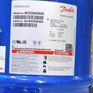 MTZ MT36JG4EVE MT28Je4AVE适用于丹佛斯低温冷库制冷压缩机MTZ