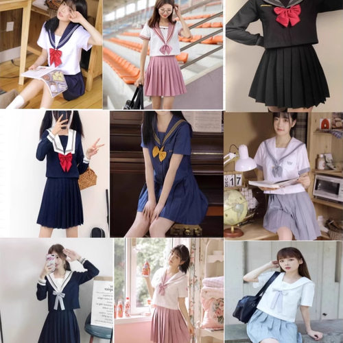 大码JK制服变装软妹套装
