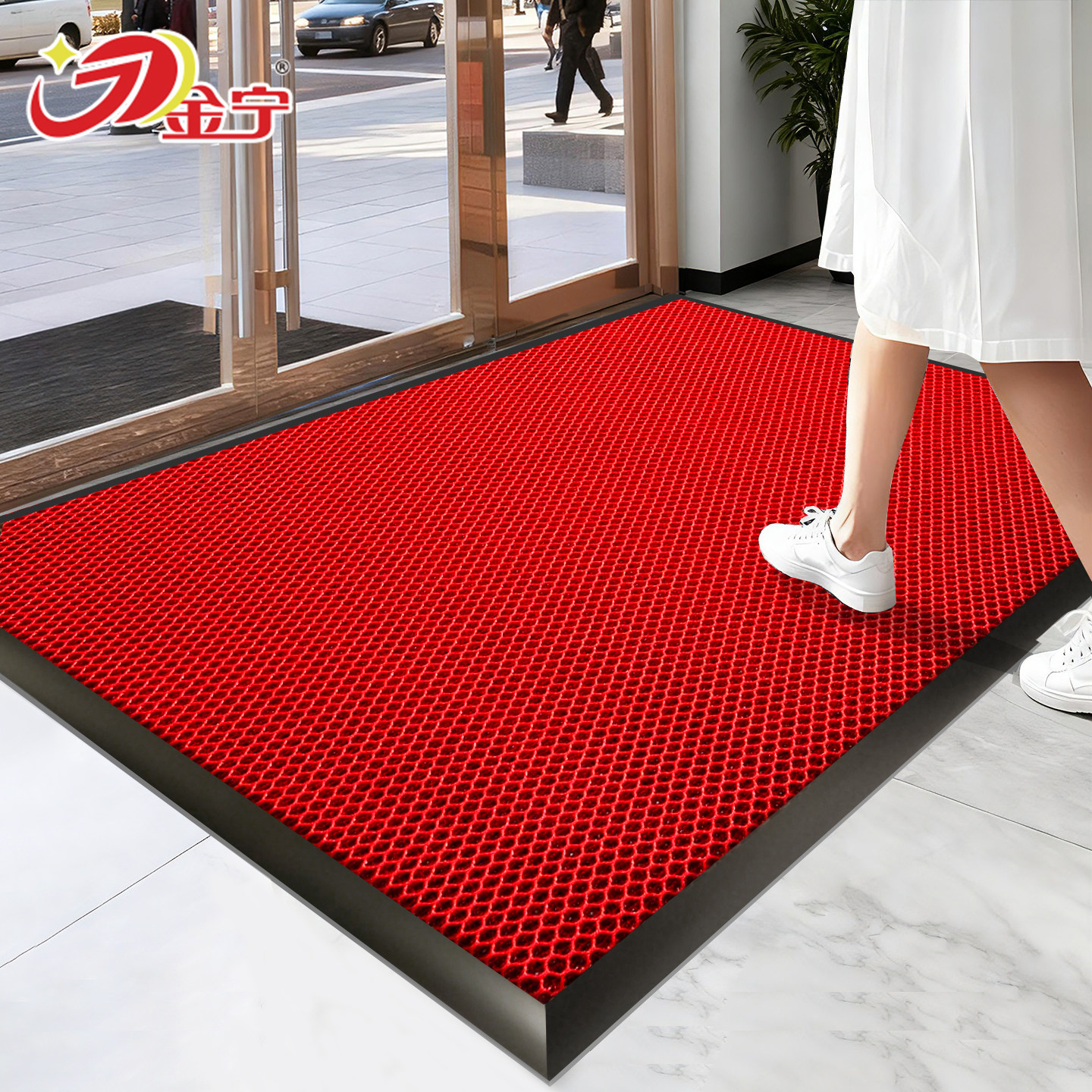 金宁别墅入户大门口地垫防滑进门脚垫防水除尘地毯室外加厚长期用,居家布艺,入户地垫,淘宝优惠券,粉丝福利购,淘宝优惠卷