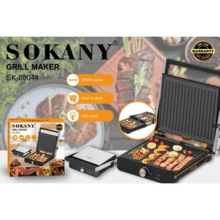 出口SOKANY08044牛排机帕尼尼早餐机烤肉机煎烤器GRILL MAKER