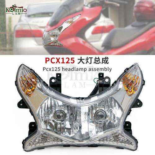 适用于本田PCX125PCX15010-13年摩托车前大灯总成照明灯车头灯