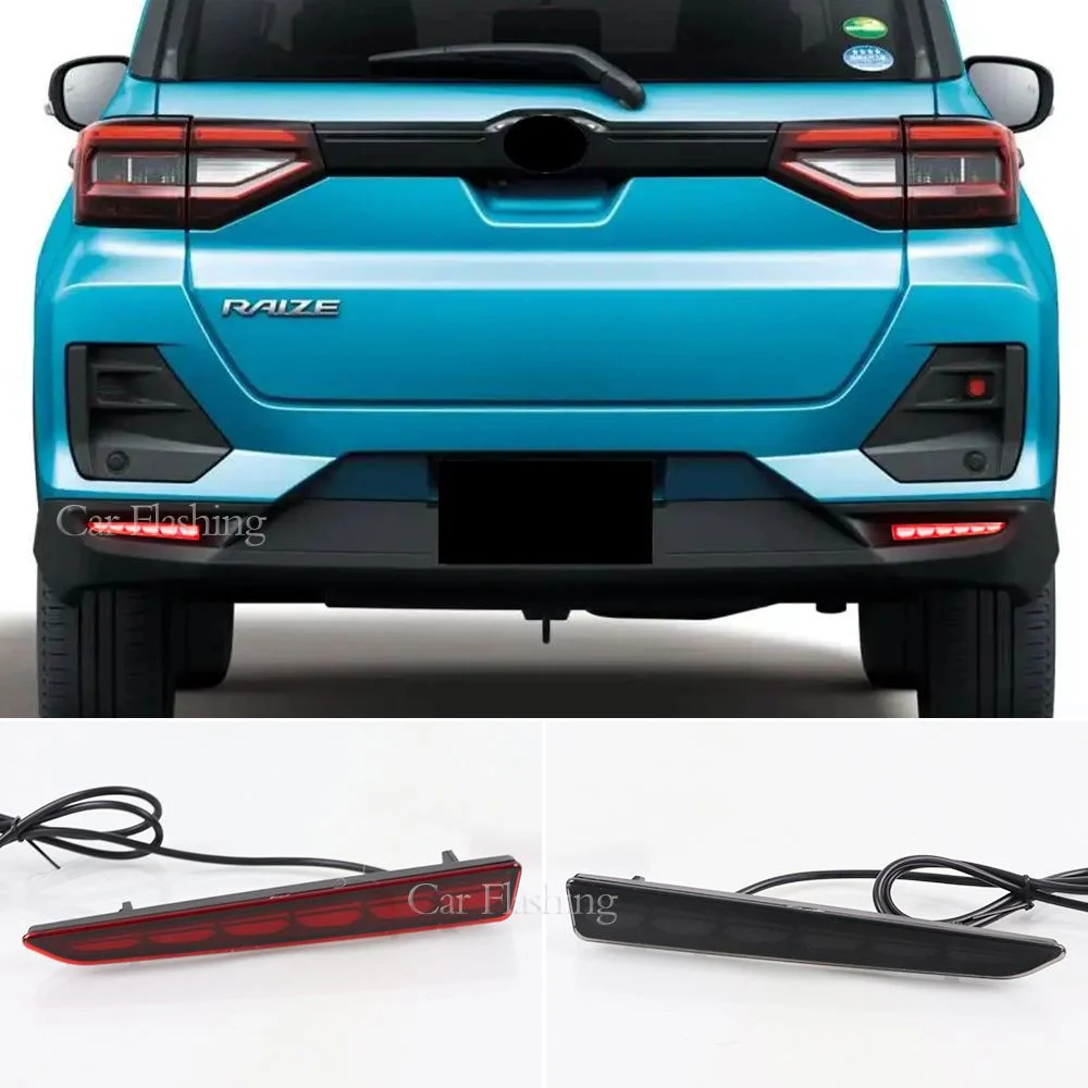 适用于丰田RAIZE大发TANTO后杠灯保险杠刹车灯流水转向灯