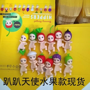 跨境SonnyAngel回眸趴趴天使托腮盲盒公仔车载摆件手机装饰
