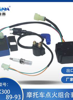 摩托车改装火花塞蓝色点火线圈CDI适用TRX300 30410-HC4-770