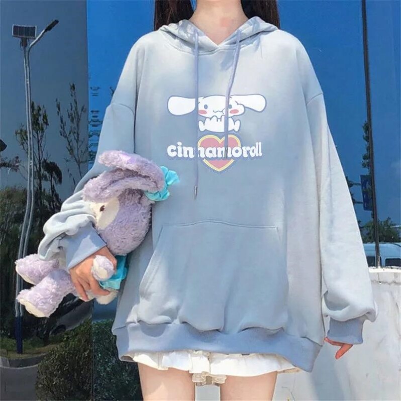 玉桂狗卫衣可爱日系软妹少女感甜美萌系卡通图案三丽鸥长袖学生