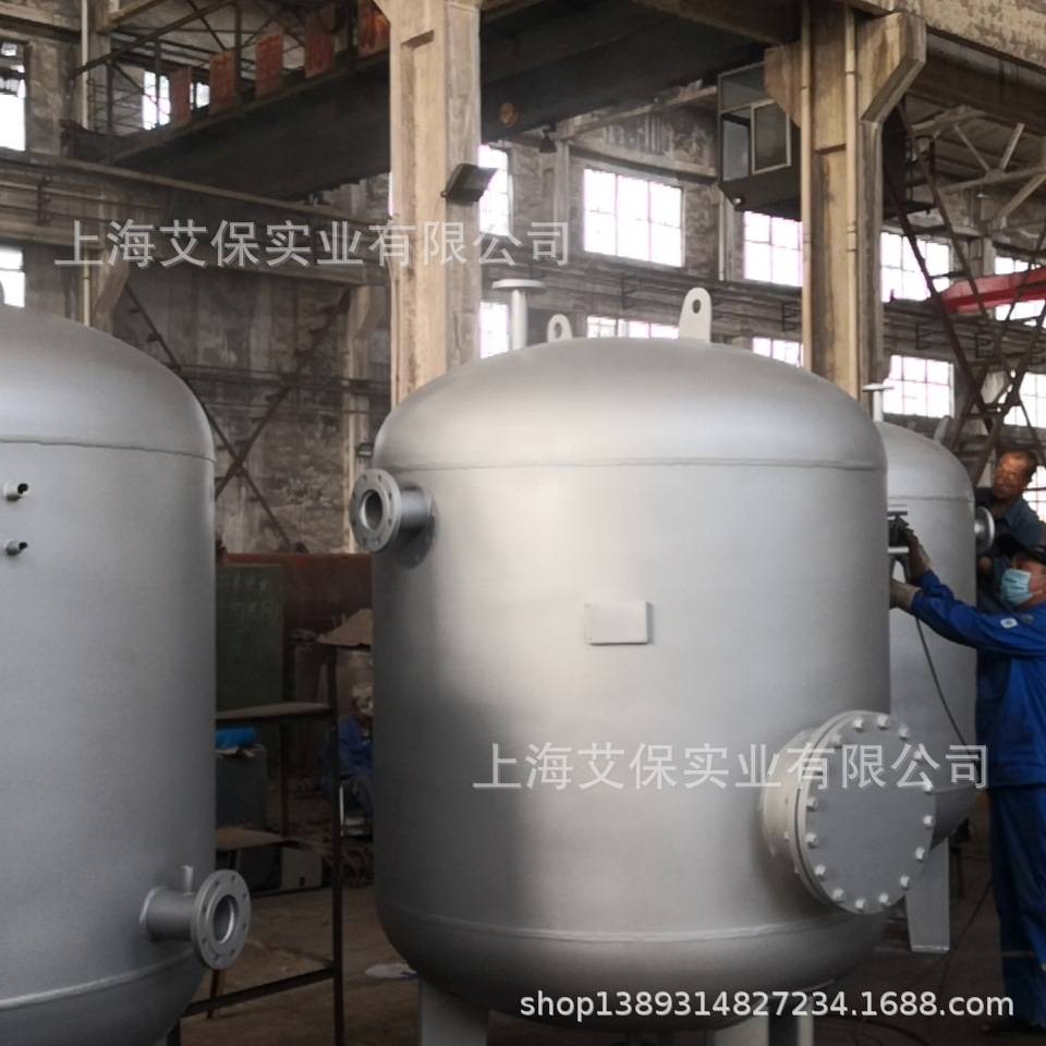上海酒店用 半容积式热水器 U型紫铜换热管 立式半容积式换热器
