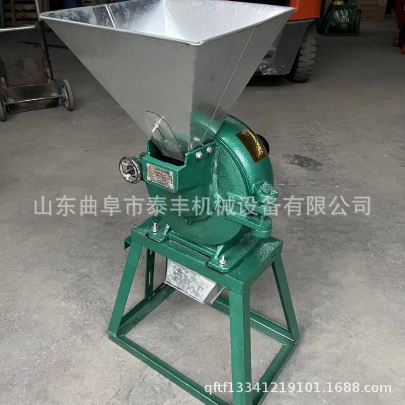 300型牡蛎壳粉碎机 黄豆红豆粉研磨机 铸铁磨头玉米杂粮粉碎机