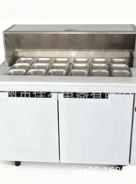 2026新款 风冷 披萨操作台 抓码柜110V salad bar 沙拉展示柜厂家