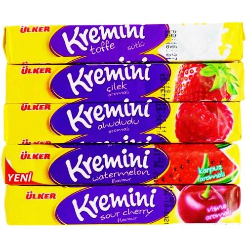 Kremini太妃糖软糖树莓樱桃草莓