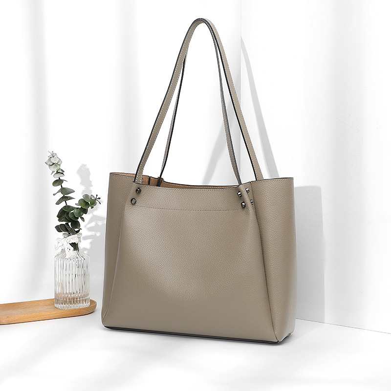 托特包大容量头层牛皮真皮高级感