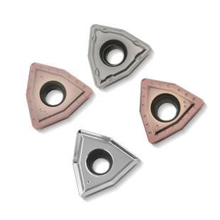 U钻刀片快速钻喷水钻WCMX/GT040208数控刀粒暴力钻桃形不锈钢刀片