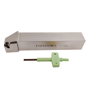 数控卡簧槽外圆切刀片杆弹簧钢加硬浅槽刀柄KTGFR2020K16车床刀架