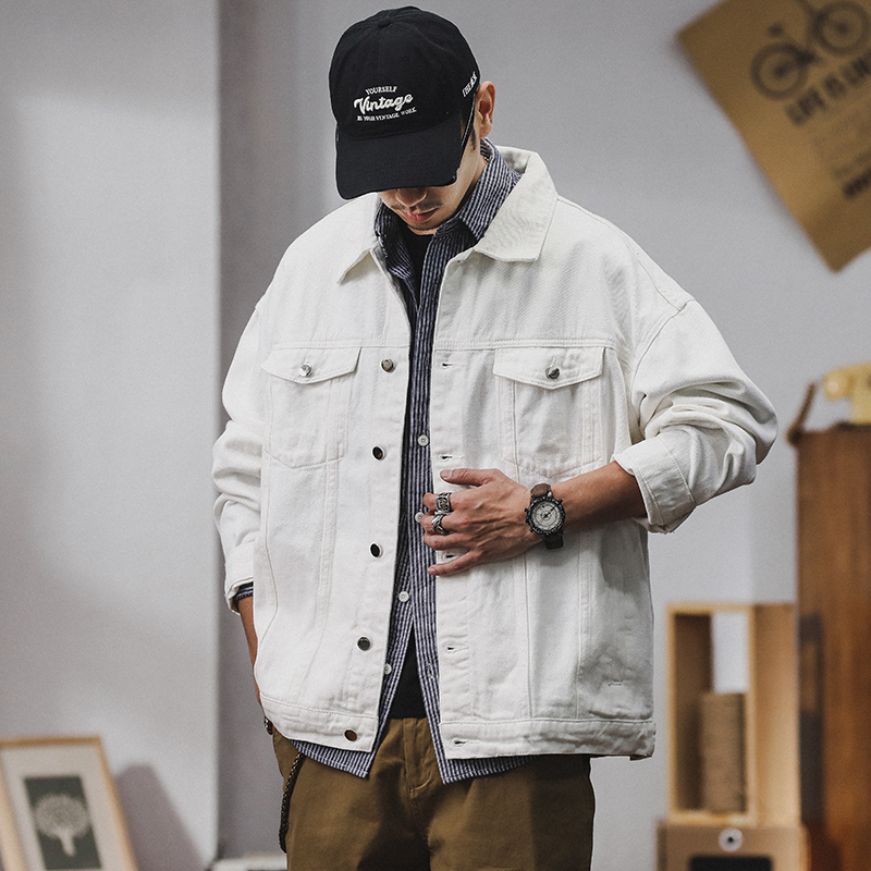 牛仔外套男大码休闲夹克
