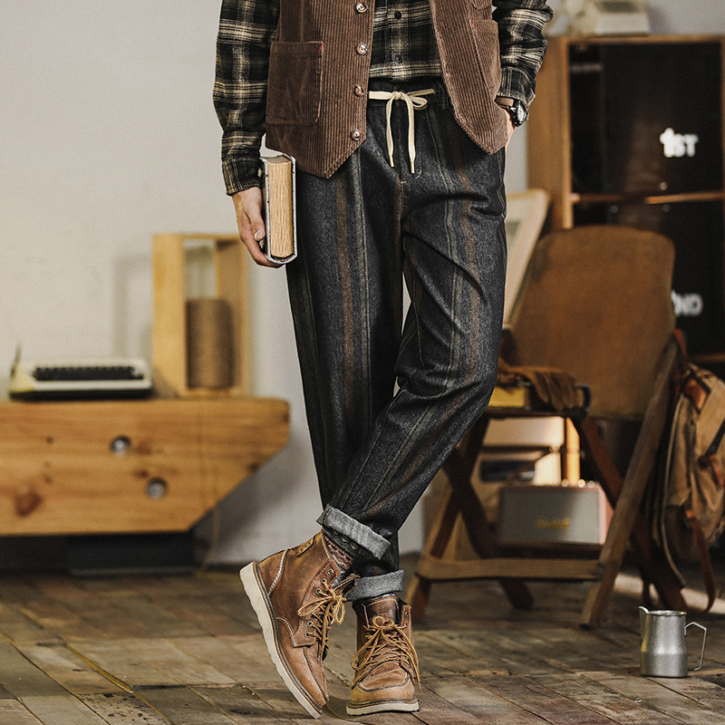 英伦雅痞男装阿美咔叽潮牌休闲裤