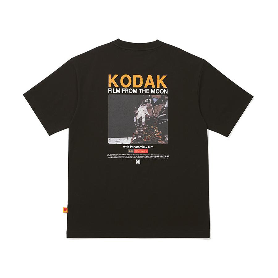 Kodak柯达25SS潮牌时尚上衣100%纯棉圆领短袖T恤男女百搭服装