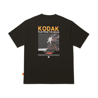 Kodak柯达25SS潮牌时尚上衣100%纯棉圆领短袖T恤男女百搭服装
