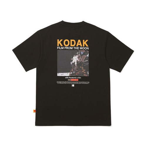 Kodak柯达25SS潮牌时尚上衣100%纯棉圆领短袖T恤男女百搭服装