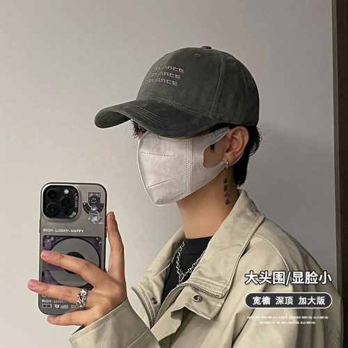 户外韩版休闲男士大头围棒球帽子