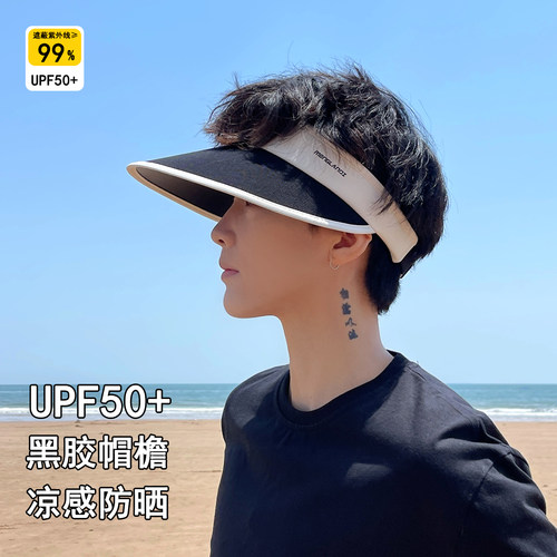 夏季百搭大檐户外防晒空顶太阳帽
