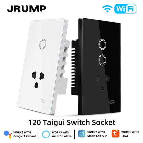 TuyaWIFI泰规智能插座带开关远程