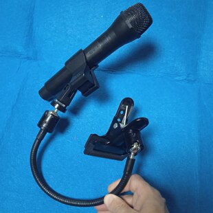 新麦克风支架万向软管e300电容麦话筒夹手机直播三脚架多功能配件
