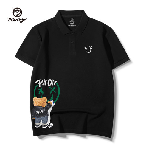 夏季休闲短袖polo衫男潮流