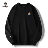 mkdbjn潮牌大码 2025新款 柴犬卫衣男休闲宽松肥胖圆领狗长袖 春秋季